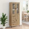 vidaXL Highboard mit Schubladen 2 pcs Artisan-Eiche Holzwerkstoff 3415978 Bild 4
