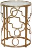 runder Metalltisch "Jenny" antik gold Bild 1