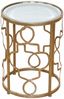 runder Metalltisch "Jenny" antik gold Bild 2