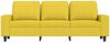 vidaXL 3-Sitzer-Sofa Hellgelb 180 cm Stoff 359404 Bild 3