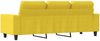 vidaXL 3-Sitzer-Sofa Hellgelb 180 cm Stoff 359404 Bild 5