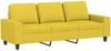 vidaXL 3-Sitzer-Sofa Hellgelb 180 cm Stoff 359404 Bild 2