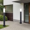 2er Set LED Stehleuchte, Edelstahl anthrazit H 80 cm Bild 2