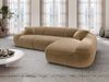 Ecksofa Solmare L Form aus Samtstoff - Samtstoff - braun - Rechts Bild 2