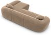 Ecksofa Solmare L Form aus Samtstoff - Samtstoff - braun - Rechts Bild 4