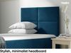 MEBLINI Kinderbett mit Bettkasten MINO 3 80x200 Rechts – H3/Blau Samt Gepolstert Einzelbett mit Matratze - Polsterbett mit Stauraum - Bett mit Kopfteil – Stauraumbett Bild 3