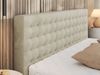 Polsterbett mit Holzlattenrost Doppelbett PAVO CLASSIC, hohe Kopfteil, Bettkasten mit Gasdruckfeder - 140 x 200 cm - Beige Velvet Bild 3