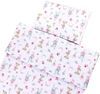 TupTam Kinderbettdecke-Set, Ganzjahresdecke, 2tlg., 1x Bettdecke, 1x Flachkissen, Fuchs / Kaninchen / Rosa, 135x100 cm Bild 4