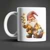 WS-Trend Tasse Gnom Ostern Ostereier Keramik Kaffeetasse Teetasse, Keramik, Geschenk Bild 2