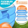 KESSER® Aufblasbarer Pool Familienpool für Kinder und Erwachsene Gartenschwimmbad Familienschwimmbad Sommer Planschbecken Füllmenge Kinderfreundlich Entwässerungslöcher Hellblau, 3 Meter Bild 4