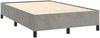 vidaXL Boxspringbett mit Matratze Hellgrau 120x190 cm Samt 3270469 Bild 4