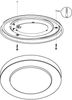 Eglo 95283 Badezimmerleuchte LED Carpi in chrom und weiß 3x7,3W Ø 38,5cm Bild 3