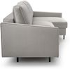 AX LIVING Couch hellgrau Romanii 3sitzer mit Schlaffunktion 220 cm breit R Bild 5