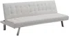 Vente-unique - GUILLAUME Sofa Kunstleder Weiß - B 78 cm x H 74 cm x L 177 cm Bild 5