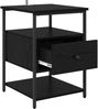 vidaXL Nachttisch 2 pcs Schwarz Eichen-Optik 40 x 42 x 56 cm 881879 Bild 5