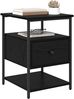 vidaXL Nachttisch 2 pcs Schwarz Eichen-Optik 40 x 42 x 56 cm 881879 Bild 3