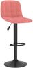 vidaXL Barhocker 2 Stk. Rosa Samt [333996] Bild 3