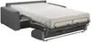 Vente-unique - CALITO Sofa SamtStoff Grau - B 223 cm94 cm x H 99 cm x L 216 cm Bild 2