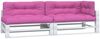 vidaXL Palettenkissen 5-tlg. Rosa Stoff 360797 Bild 3