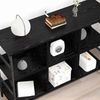 Sideboard, Kommode Schwarz Eichen-Optik 102 x 32 x 73,5 cm j2674p Bild 4