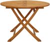 vidaXL Klappbarer Gartentisch 110 cm Massivholz Akazie 316844 Bild 4
