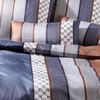JOOP 'Cornflower Stripe' Bettwäsche, Baumwolle, Ocean, 160x210 cm + 65x100 cm Bild 2