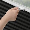 Lichtblick Sonnenschutzsysteme GmbH Thermo-Plissee Ljungby 45 cm x 130 cm (BxL) Schwarz Tageslicht mit Hitzeschutz; einfache Installation mit Klemmträgern; verspannt Bild 4
