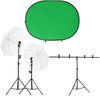 vidaXL Fotostudio-Set mit Leuchten und Hintergrund 3143945 Bild 1