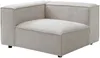 Vente-unique - RUZOLO Sofa Stoff Beige - B 169 cm x H 67 cm x L 313 cm Bild 2