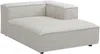 Vente-unique - RUZOLO Sofa Stoff Beige - B 169 cm x H 67 cm x L 313 cm Bild 3