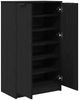 vidaXL Schuhschrank mit Regal Schwarz Eichen-Optik 59 x 35 x 100 cm 862102 Bild 5