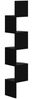 vidaXL Wand-Eckregal Hochglanz-Schwarz 19x19x123 cm Holzwerkstoff 326838 Bild 3