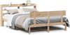 vidaXL Massivholzbett ohne Matratze 150x200 cm Kiefernholz 3306621 Bild 2
