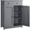 Yaheetech Badkommode Badezimmerschrank, Küchenschrank, Grau, 60 x 30 x 80 cm Bild 4