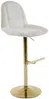 Vente-unique - LOLY Barhocker Stoff Weiß - B 55 cm x H 117 cm96 cm x L 47,5 cm Bild 4