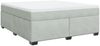 vidaXL Boxspringbett mit Matratze Hellgrau 180x200 cm Samt 3285299 Bild 2