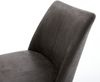 Freischwinger Elso-Flex Mikrofaser Anthrazit Vintage Freischwinger flach Schwarz Taschenfederkern Bild 4