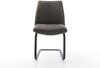 Freischwinger Elso-Flex Mikrofaser Anthrazit Vintage Freischwinger flach Schwarz Taschenfederkern Bild 2