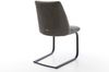 Freischwinger Elso-Flex Mikrofaser Anthrazit Vintage Freischwinger flach Schwarz Taschenfederkern Bild 5