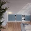 Küchenschrank für Dachschrägen R-Line Blau-Grau 80 cm mit 2 Türen, Schrankkorpus 60 cm Tiefe Vicco Bild 5
