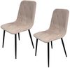 HTI-Living Esszimmerstuhl Stuhl Mesa Eco 2er-Set Velvet Rosa (Set, 2 St), Esszimmerstuhl Samt Bild 2
