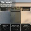 STEELSØN 'Thoria' Mülltonnenbox 1er je 240 Liter, anthrazit, Mülltonnenverkleidung aus Stahl, wetterfest, 125x80x69 cm, Müllbox mit Pflanzendach für 1 Tonne Bild 4