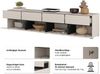 OTTO home Lowboard Cross,Breite 225 cm, moderne grifflose TV-Kommode, TV-Schrank mit viel Stauraum, TV-Board Bild 3