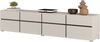 OTTO home Lowboard Cross,Breite 225 cm, moderne grifflose TV-Kommode, TV-Schrank mit viel Stauraum, TV-Board Bild 4