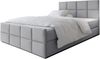 AX LIVING Boxspringbett Grau Aleyna Bett 140 x 200 mit Bettkasten Bild 2