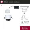 Paulmann No. 93377 LED Einbauleuchten Set Gil 6W IP44 2700K Weiß Schwarz 3-Stufen dimmbar Bild 2