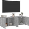 vidaXL TV-Wandschränke 2 Stk. Betongrau 60x30x41 cm 836945 Bild 5