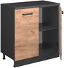 Kommode unter Schräge Rion Goldkraft Eiche 80x81.6 cm ohne Schräge mit 2 Türen Vicco Bild 4