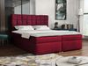 Boxspringbett Malmo Box, Rot, 160x200 cm Bild 2