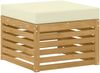 vidaXL Outdoor-Sofagarnitur 8 pcs Weiß und Creme 306 x 187,5 x 73 cm 3392305 Bild 5